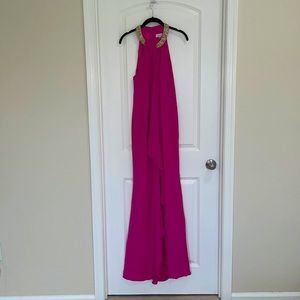 Calvin Klein beaded formal gown